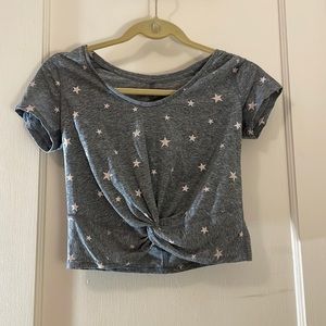 Abercrombie twist front crop top